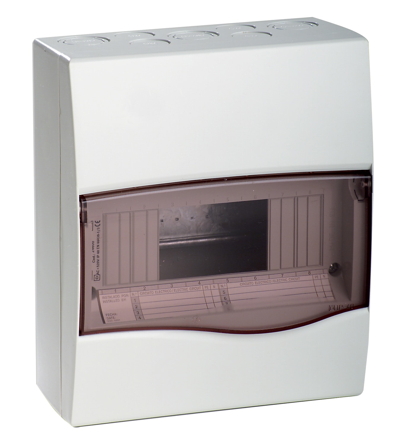 CHINT ITALIA INVESTM - CHTCHT32708 CENTR DA PARETE 8M COMBI+P TRASP 228X191