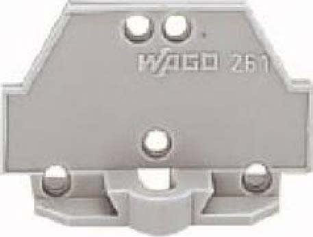 WAGO ITALIA SRL - WAG261-410 PIASTRA TERMINALE CON FLANGIA DI FISSAGG