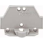WAGO ITALIA SRL - WAG261-410 PIASTRA TERMINALE CON FLANGIA DI FISSAGG