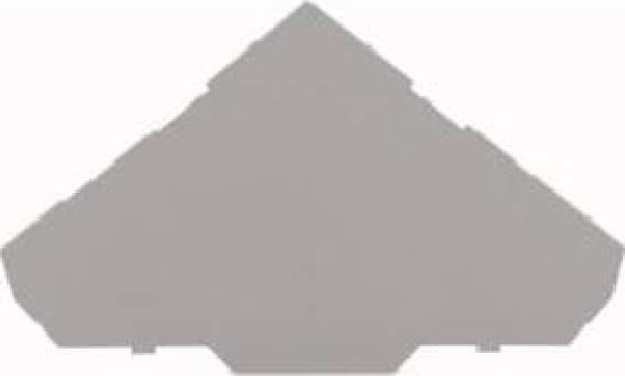WAGO ITALIA SRL WAG280-319 PIASTRA TERMINALE E INTERMEDIA SPESSA 1