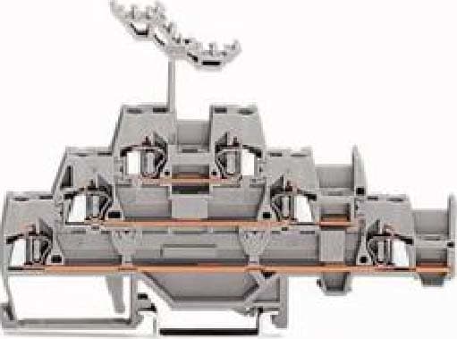 WAGO ITALIA SRL WAG280-550 MORSETTO A TRE PIANI MORSETTO PASSANTE/P