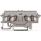 WAGO ITALIA SRL - WAG280-606 MORSETTO DI BASE PER 4 CONDUTTORI GRIGIO