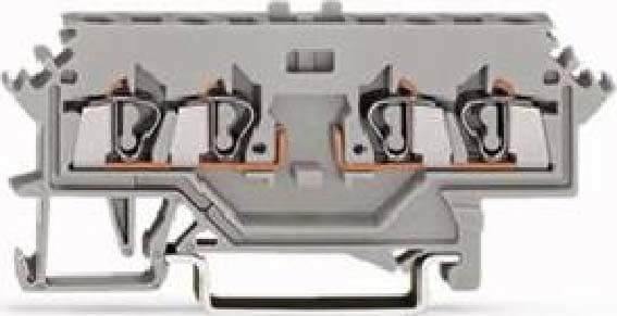 WAGO ITALIA SRL - WAG280-606 MORSETTO DI BASE PER 4 CONDUTTORI GRIGIO