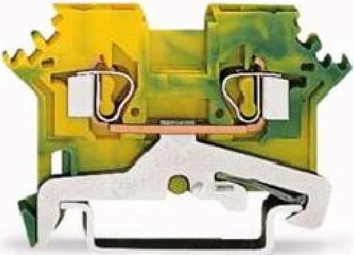 WAGO ITALIA SRL WAG280-607 MORSETTO DI TERRA PER 2 CONDUTTORI VERDE
