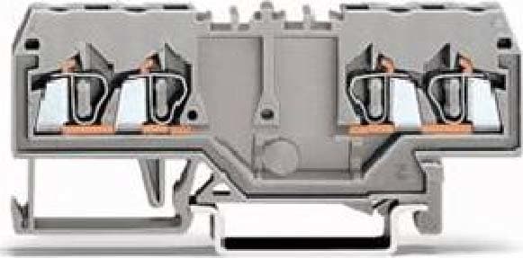 WAGO ITALIA SRL WAG280-826 MORSETTO A DOPPIO POTENZIALE 2,5 MM², GR
