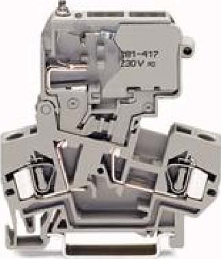 WAGO ITALIA SRL WAG281-611/281-417 MORSETTO CON FUSIBILE PER 2 CONDUTTORI C