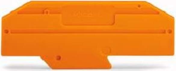 WAGO ITALIA SRL WAG282-333 PIASTRA TERMINALE SPESSA 2 MM, ARANCIONE