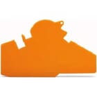 WAGO ITALIA SRL - WAG282-387 PIASTRA TERMINALE E INTERMEDIA SPESSA 1,