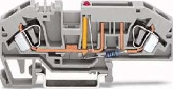 WAGO ITALIA SRL WAG282-698/281-434 MORSETTO CON FUSIBILE PER 2 CONDUTTORI P