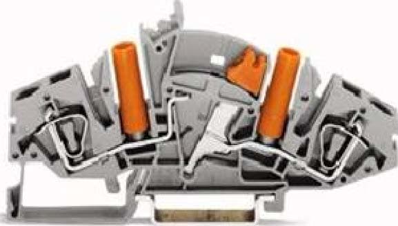 WAGO ITALIA SRL WAG282-821 MOR. SEZIONATORE/DI TEST PER 2 CONDUTTOR