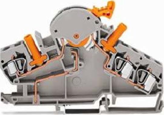 WAGO ITALIA SRL WAG282-870 MOR. SEZIONATORE/DI TEST PER 3 CONDUTTOR