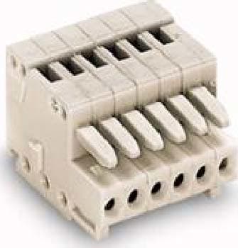 WAGO ITALIA SRL - WAG733-108 CONNETTORE FEMMINA PER 1 CONDUTTORE CAGE