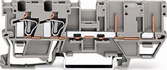WAGO ITALIA SRL WAG769-171 MOR. BASE 2 CONDUTTORI/2 PIN, GRIGIO