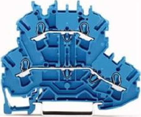 WAGO ITALIA SRL WAG2002-2204 MORSETTO A DUE PIANI MORSETTO PASSANTE/P
