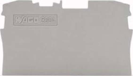 WAGO ITALIA SRL WAG2004-1291 PIASTRA TERM INTERMEDIA SPESSORE 1MM GRI