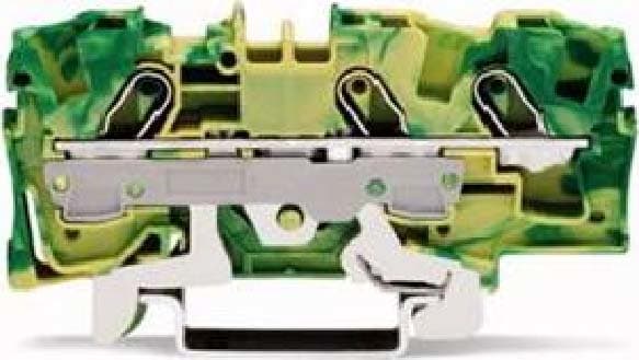 WAGO ITALIA SRL WAG2006-1307 MORSETTO DI TERRA PER 3 CONDUTTORI VERDE