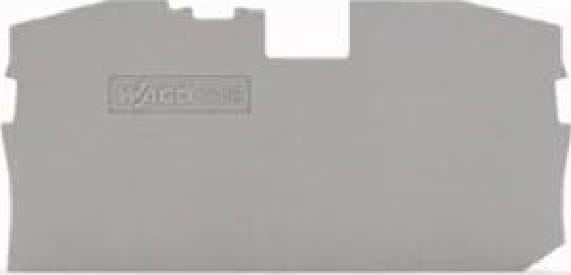 WAGO ITALIA SRL WAG2016-1291 PIASTRA TERM INTERMEDIA SPESSORE 1MM GRI