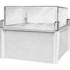 SCHNEIDER ELECTRIC - SNRNSYPLSC3672AG Cassetta PLS, retro in poliestere, coperchio PC opaco IP65 36x72x23cm