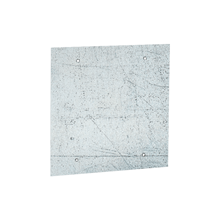 CONCHIGLIA - CON095705414 Acc. Serie CP - Piastra di fondo in PVC, dimensioni 440 x 440 mm, spessore 2 mm
