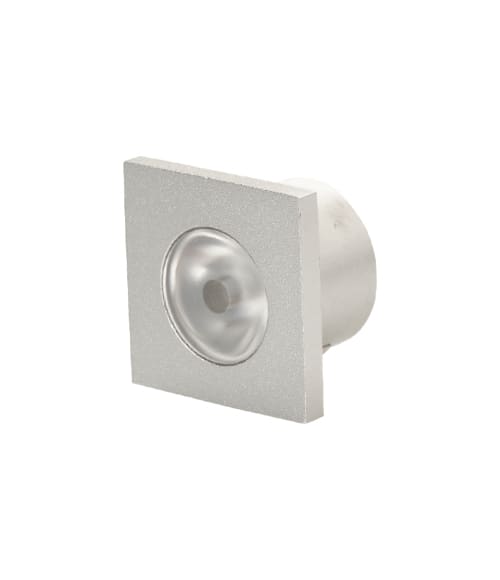 BOBOLI IN LUCE SRL BBXDL2LQSF PETIT QUADRO 2W 230V ALLUMINIO SATIN.600