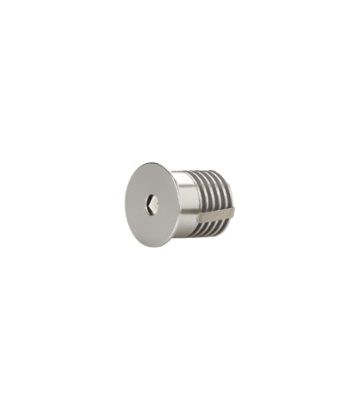 BOBOLI IN LUCE SRL BBXDL1X1AB PETIT 2W 12VDC CROMATO TONDO LUCE BLU