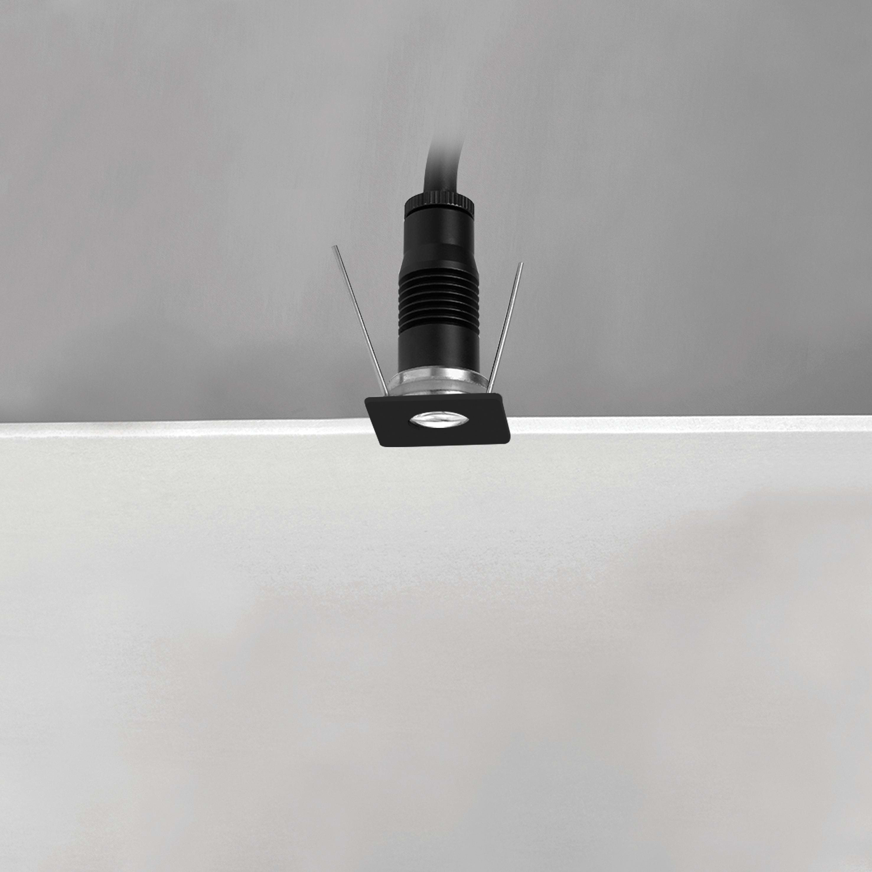 NOBILE ITALIA - NOB91000/45/3K/B INC.A PAVIMENTO 1W 3100K 45 IP65 350MA N