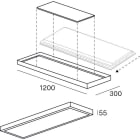 NOBILE ITALIA - NOBAD4/312 CARTER BIANCO GOFFRATO PER DM312