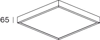 NOBILE ITALIA NOBAU4/66 CARTER 60X60 PER INSTALLAZIONE A PLAFONE