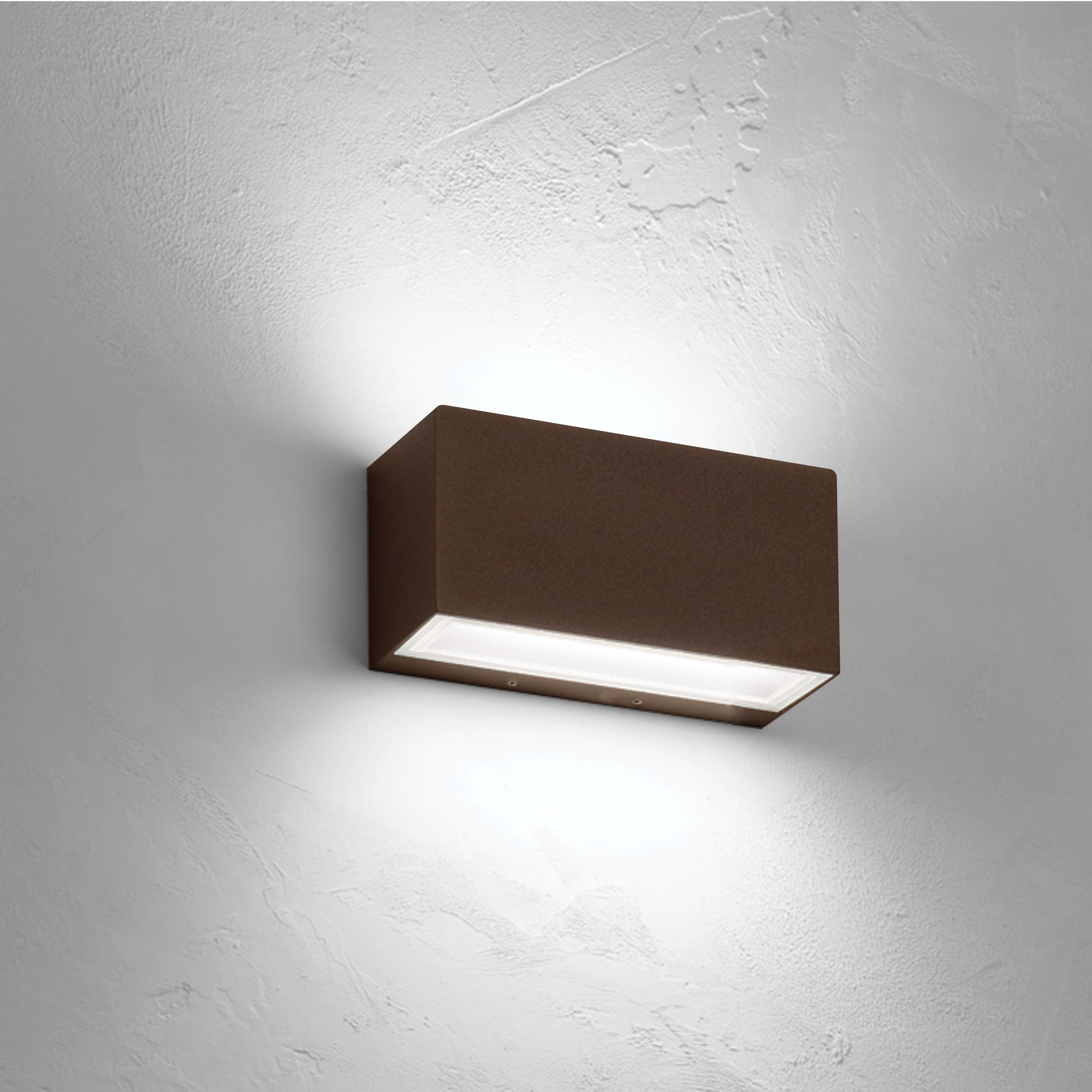 NOBILE ITALIA - NOBBA20/2A/4K/BR APPLIQUE BIEM 2X15W 4K 80/60 IP65 230V B