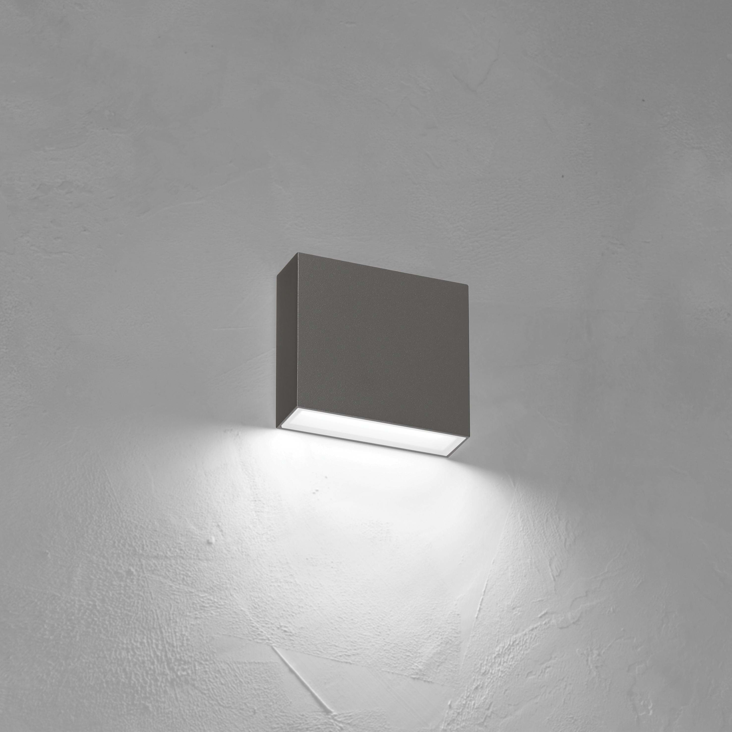 NOBILE ITALIA NOBBP12/1D/3K/G APPLIQUE MONOEM 7W 3K CRI>90 IP67 GR