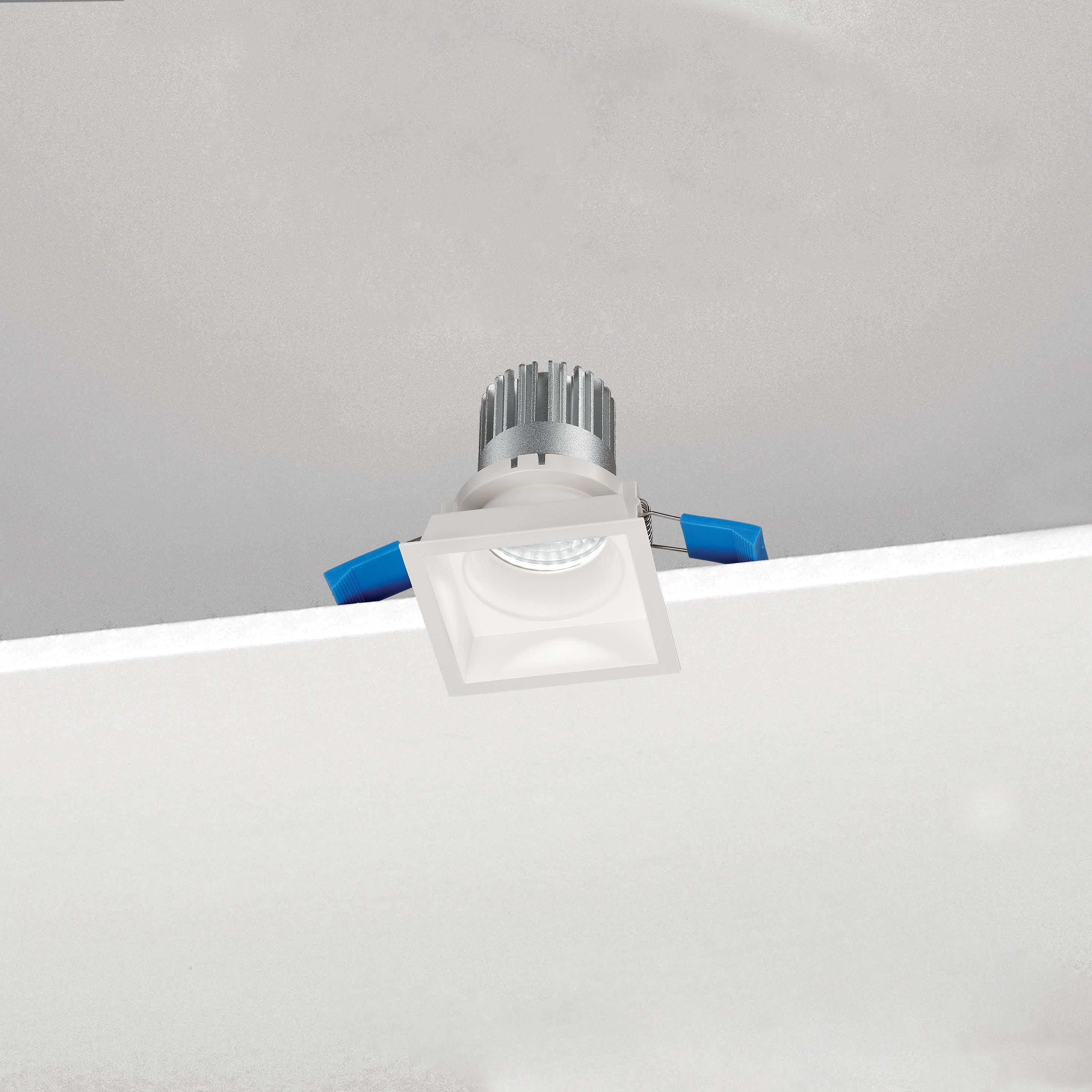 NOBILE ITALIA - NOBD1S/55/4K/W2 INC.FISSO QUAD. 8,5W 4K BI PUSH/DIM1-10V