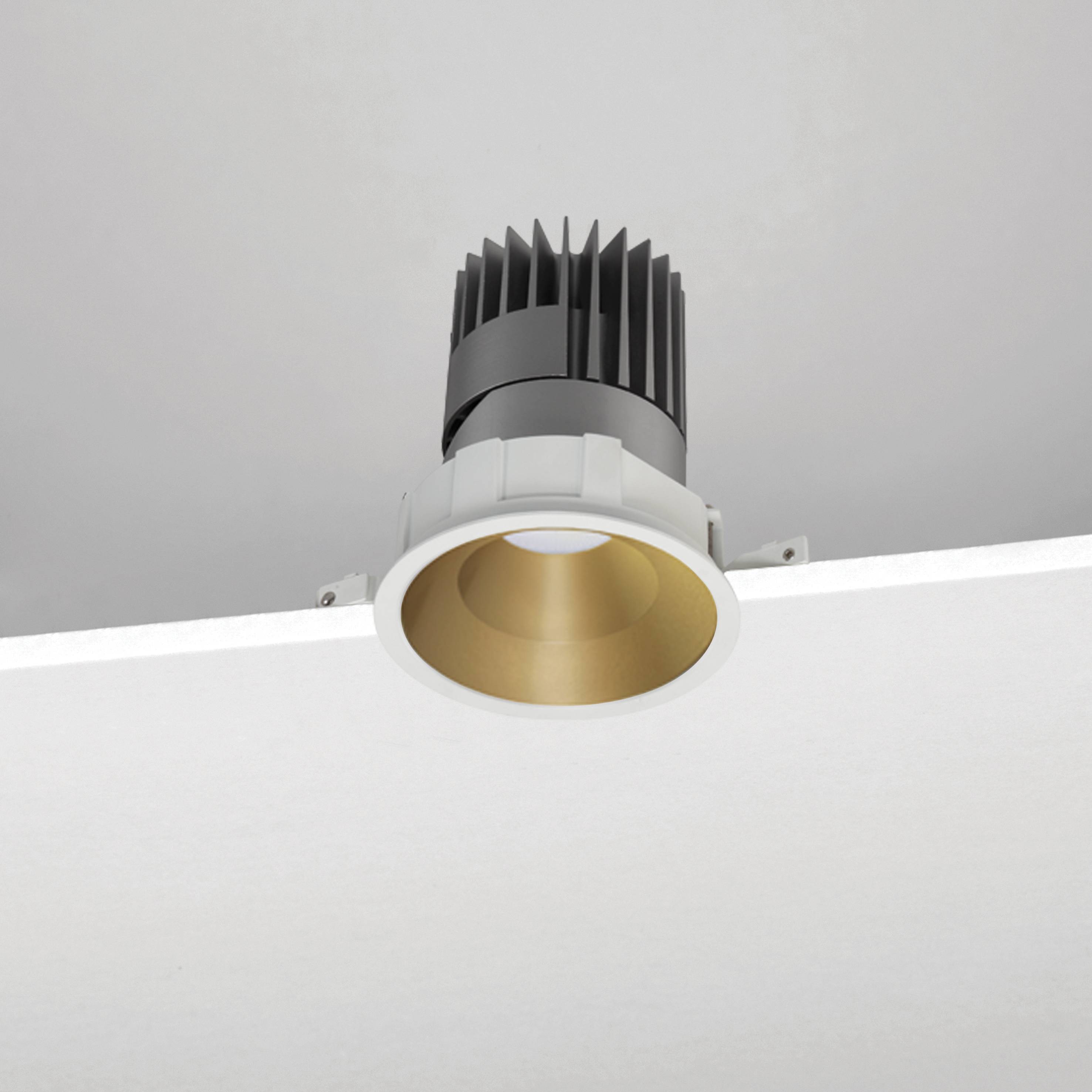 NOBILE ITALIA - NOBM1RF/CF/3K18/G6 INC. FISSO TONDO/C D100 18W 3K GD ON-OFF