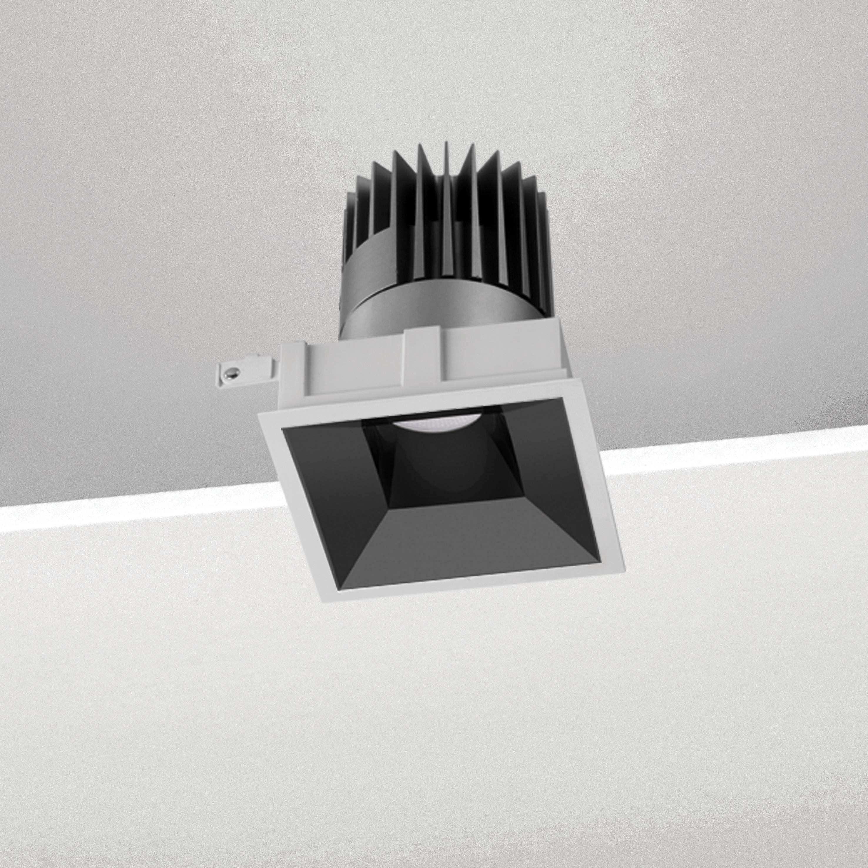 NOBILE ITALIA - NOBM1SF/CF/4K18/B6 INC. FISSO QUAD./C L100 18W 4K NE ON-OFF