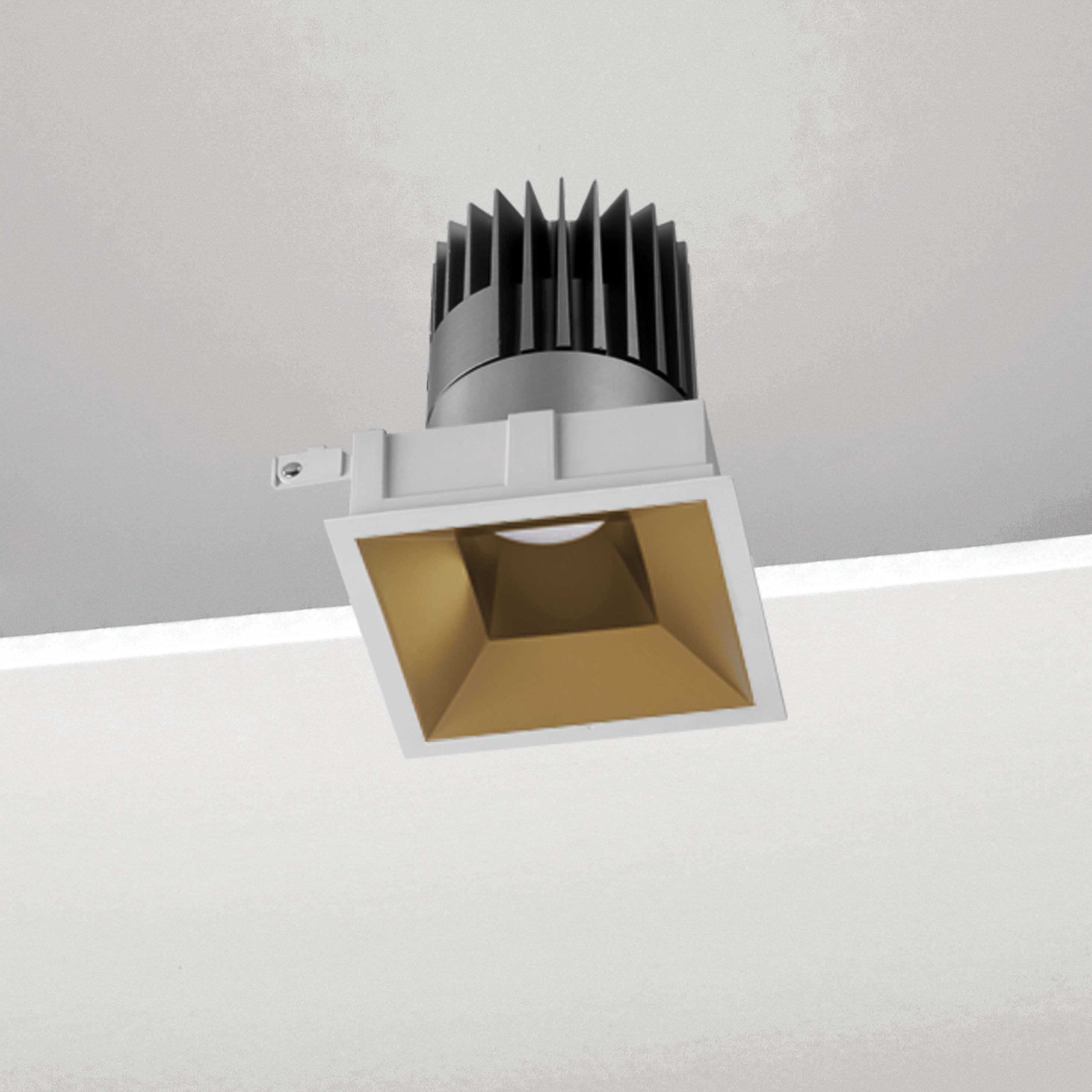 NOBILE ITALIA - NOBM1SF/CF/3K18/G2 INC.FISSO QUAD./C L100 18W 3K GD PUSH/D