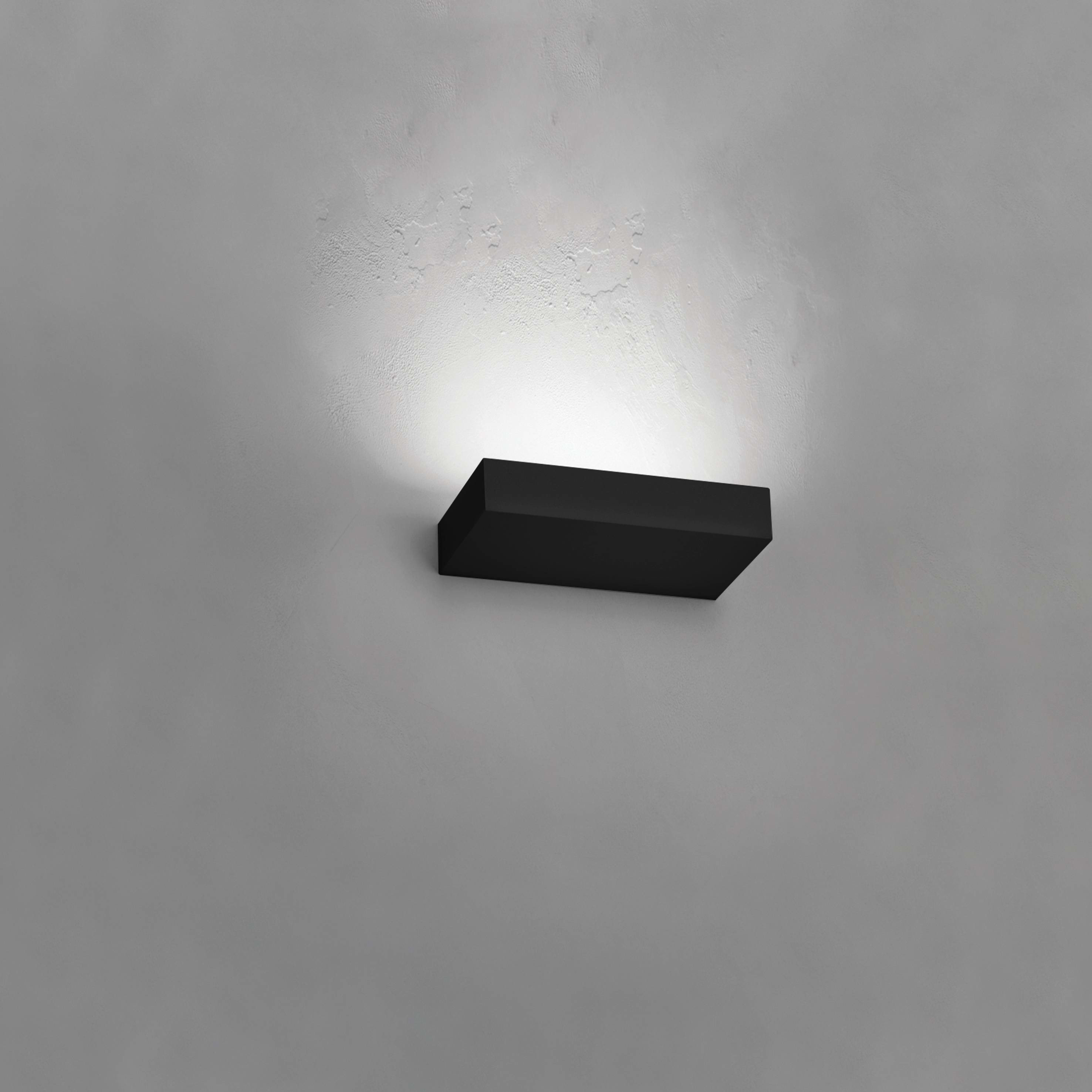 NOBILE ITALIA - NOBPK20/1A/3K/B APPLIQUE MONOEM 14W 3K NERO ON-OFF