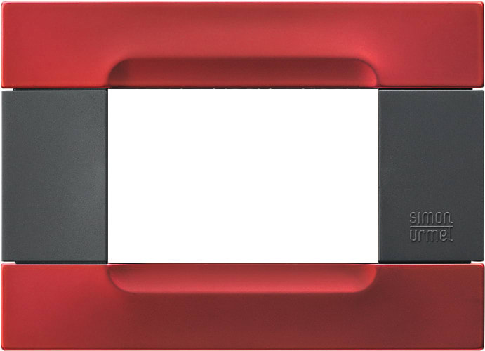 URMET SPA UTD10903.88 PLACCA MET ROSSO METALLICO 3M