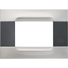 URMET SPA UTD10903.91 PLACCA MET NICKEL ACCIAIO 3M