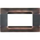 URMET SPA - UTD10904.82 PLACCA MET RAME SPAZZOLATO 4M