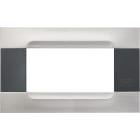 URMET SPA UTD10904.91 PLACCA MET NICKEL ACCIAIO 4M