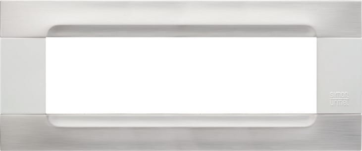 URMET SPA - UTD10907.B.91 PLACCA MET NICKEL ACCIAIO 7M