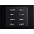 URMET SPA UTD1168/51 MODULO REP NOMI ALPHA NERO