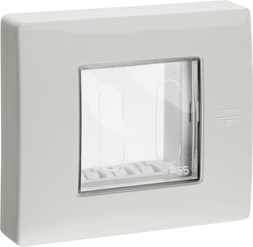 URMET SPA UTD12512.GR CALOTTA IP55 2MOD GRIGIA