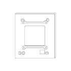 URMET SPA UTD1750/51 CORNICE COPRIFILOMURO PER 1750
