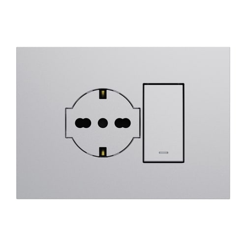 URMET SPA UTD27852.AL KIT P40 CLEAN + DEVIATORE ALLUMINIO