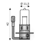 WIMEX - WIM4211520 ALOG. H3 11.5X42 6V 55W PK22S