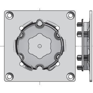 BFT (SOMFY) MFY9763503 SUPPORTO OP. A PIASTRA ZINC.