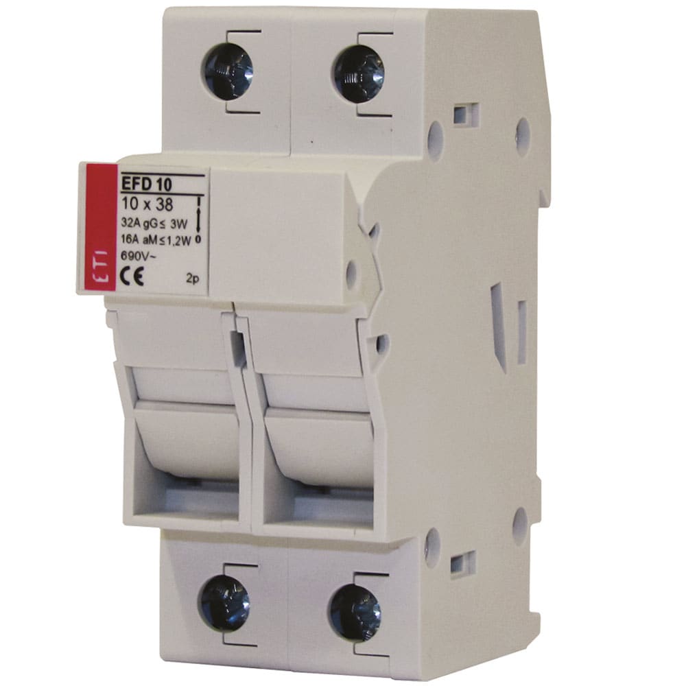 OMEGA FUSIBILI SPA - OMFQD13802 SEZION. 10X38 2 POLI