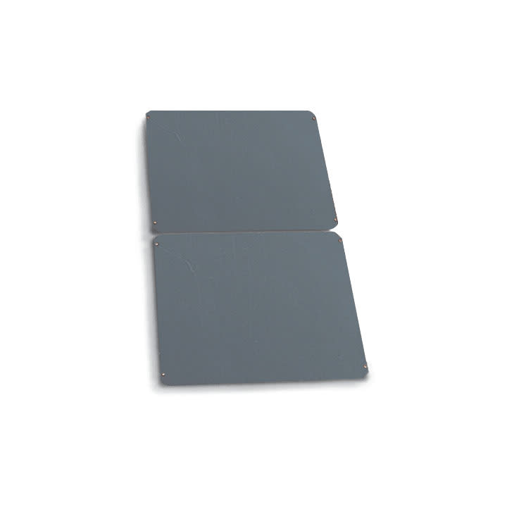 CONCHIGLIA - CON095694204 Acc. per Serie CVL - Piastra di fondo in PVC per serie CV 860, vano altezza 381 mm, spessore 5 mm