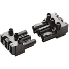 OMEGA FUSIBILI SPA OMFAC166-ABU/4BK PRESA 4 POLI NERA