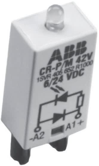 ABB SPA - ABBER 947 2 CR-P/M62D LED ROSSO + VAR 24-60 VCA/CC